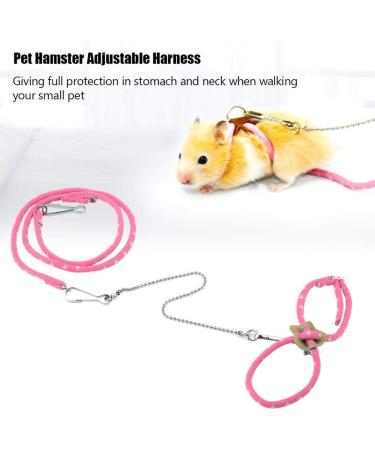 Xhamster Harness & Adjustable Leash for Small Animals | Guinea Pigs Hamsters & Ferrets - Training & Outdoor Use - Buy Online on GoSupps.com