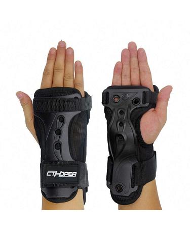 Cthoper wrist protector inliner skating snowboard hand protection protectors adults for glove wrist protector children men black s - Buy Online on GoSupps.com
