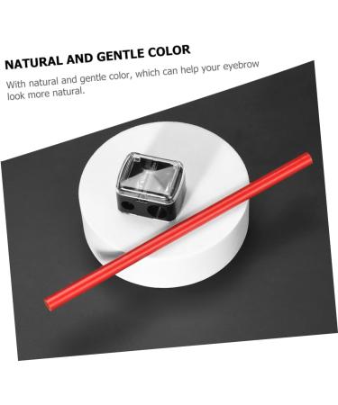 PLAFOPE 1 Set smudge proof eyebrow pencil red wood brow pencil dark brown eye brow pencil 1 count (Pack of 1) Red - Buy Online on GoSupps.com