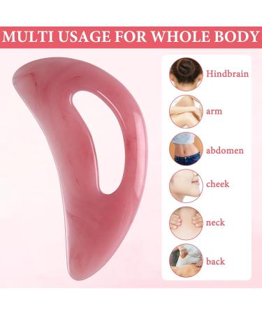 Premium Body Gua Sha Massage Device for Lymphatic Drainage & Cellulite - Full Body Gua Sha Tool with Handle for Legs Back Neck & Face - Buy Online on GoSupps.com