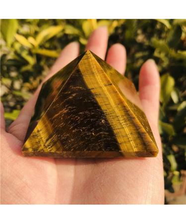 Stone Crafts Natural Stone Mine Crystal Tiger Eye Stone Pyramid Home Decor Wicca Wheel Pulse Heal Stone Crystal Reiki (Size : 4cm) - Buy Online on GoSupps.com