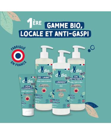 DODIE Organic Cleansing Water - Face Body and Seat - from Birth - 400 ml - Buy Online on GoSupps.com
