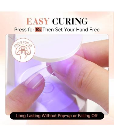 UNA GELLA Soft Gel Nail Tips Glue - Strong 40ml Curing Gel for Acrylic & Press-On Nails | Soak Off & Easy Application - Buy Online on GoSupps.com