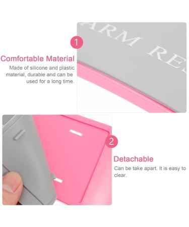 Solustrative Hand Nail Art Cushion Armrest - Washable Manicure Accessories for Acrylic Nails | Desk Bracket & Nail Bowl - Buy Online on GoSupps.com