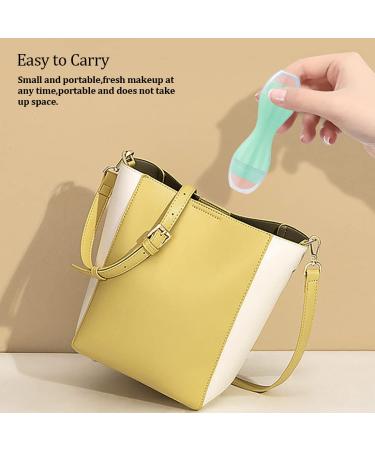 Oil-Absorbing Volcanic Roller | Double Head Facial Scooter with Interchangeable Balls | Portable Oil Control Green B - Buy Online on GoSupps.com