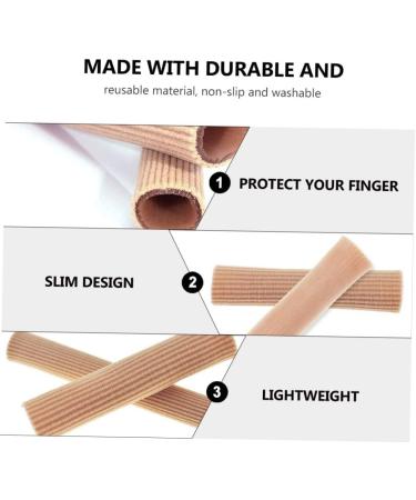 Healvian Bandaids Thumb Spica Splint - 2pcs Gel Cover Thumb Protector | Elastic Thumb Splint, Hammer Caps, Blister Pads - Flesh Color - Buy Online on GoSupps.com