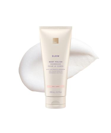 European Wax Center Slow Hair Growth Shea Body Polish Moisturizing & Brightening Exfoliating Body Scrub Prevent Ingrown Hair & Bumps Vitamin E for Firming & Smoothing Dry Sensitive Skin 6.7 oz