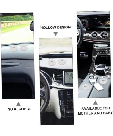 15pcs Aromatherapy Car Diffuser Pads - Essential Oil Refills for Vent Clips & Air Fresheners - Hollow Replacement Pads - Locket White - Buy Online on GoSupps.com