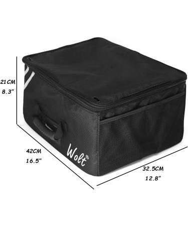 WOLT Golf Trunk Organizer Storage - Waterproof Car Golf Locker for Accessories, Gloves, Tees, Balls - Collapsible & Adjustable Design in Black - Buy Online on GoSupps.com