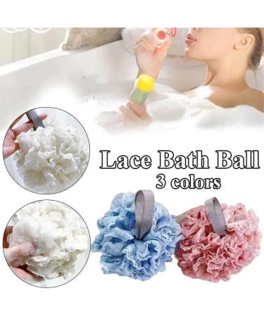 Bath Sponges for Adults Bath Sponge Mesh Pouf Bath Sponge Foam Loofah Sponge (Size : Pink) - Buy Online on GoSupps.com