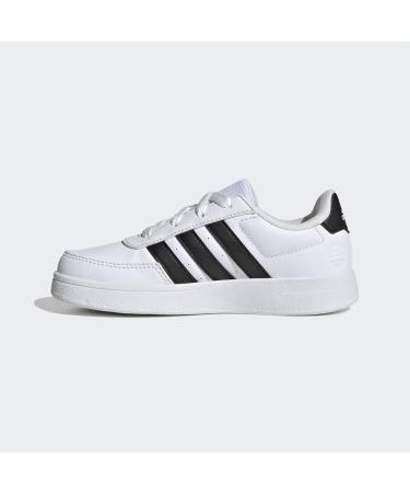 Adidas Unisex Kids Breaknet Lifestyle Court Lace Shoes - Ftwr White/Core Black | International Shipping Available - Buy Online on GoSupps.com