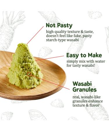 Samkwang Wasabi Powder 7.06 oz - Horseradish Seafood Sauce for Sushi & Sashimi - Buy Online on GoSupps.com