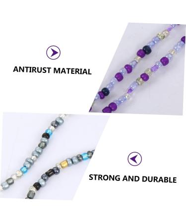 Collbath 2 PC Glasses Mask Chain & Earrings Holder - Multifunctional Glasses Rope & Face Mask Holder | 50 x 0.3cm - Buy Online on GoSupps.com