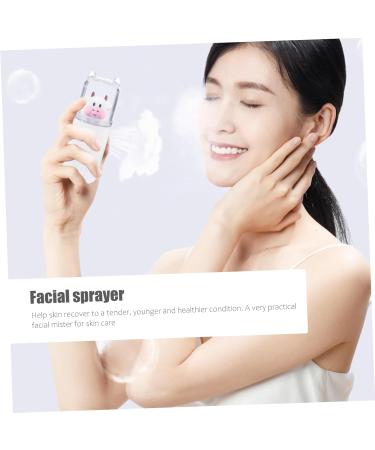 Outanaya Moisturizer Cartoon Humidifier Mini Handy Mist Sprayer Skin Steamer Plastic Material White - Buy Online on GoSupps.com