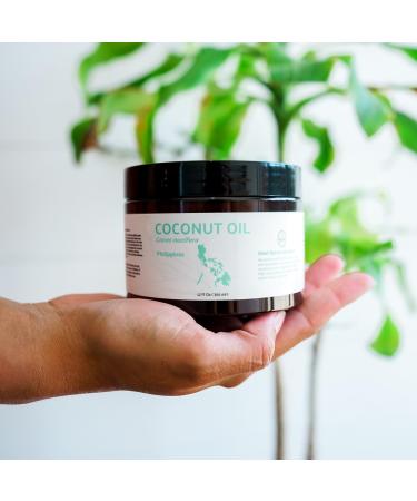Nature Packaged Solid Coconut Oil (12 fl. oz.) - Sourced Directly from our Farm Partner in the Philippines - Carrier Oil for Diluting Essential Oils, Body, Hair, and Skin Moisturizer - 1 Pack - Buy Online on GoSupps.com