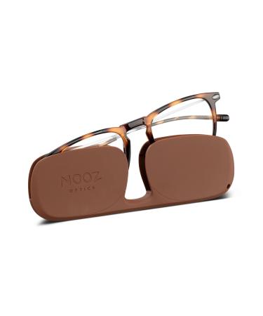 Nooz reading glasses - color tortoise correction +1.50 - square shape - magnifying glasses for men and women - model dino collection essential +1.5 tortoise - Buy Online on GoSupps.com
