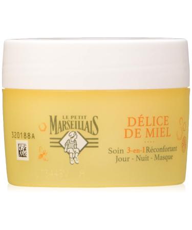Le Petit Marseillais 3-in-1 Day Night Care Honey Delight Mask 50 ml jar