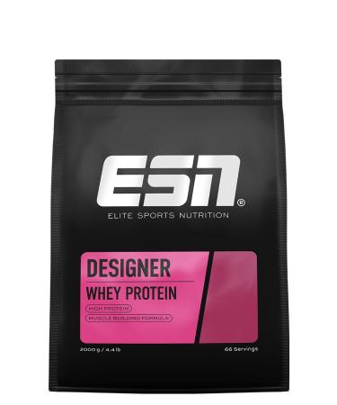 ESN Designer Whey Proteinpulver Banana Milk 2 kg up to 23 g of protein per serving ideal for building and maintaining muscle tested quality - Made in Germany