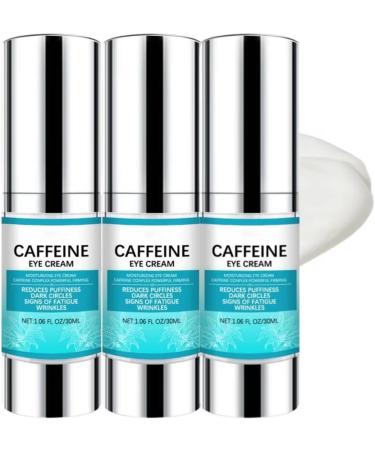 Eye Cream, Anti-Aging Eye Cream, Hydrating Retinol Caffeine Anti-Wrinkle Cream, Caffeine Eye Cream For Puffiness, Eye Cream Reduce Dark Circles Wrinkles Fine Lines (3)