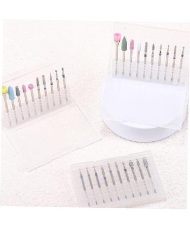 FRCOLOR Professional Pedicure Tools 3 Sets Nail Polisher Manicure Alloy Tungsten Steel Tungsten Steel Nail Nail Drill Bits - Buy Online on GoSupps.com