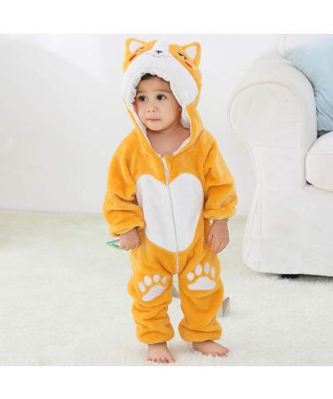 COOKY.D Unisex Winter Hooded Romper Jumpsuit 18-24 Months - Dog Print - Buy Online on GoSupps.com