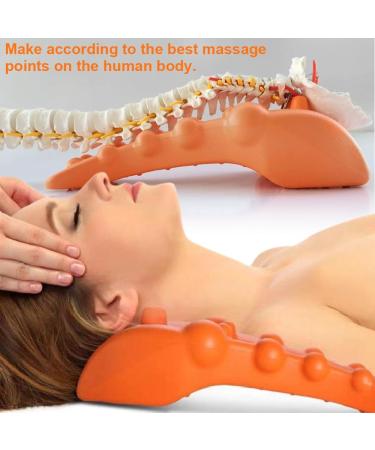 MSpebec Trigger Point Massager - Effective Massage Device for Neck & Shoulder Pain Relief | Orange Therapy Tool - Buy Online on GoSupps.com
