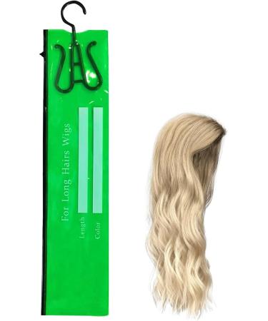 Multiple Wigs Bag - Hair Extension Holder - Space-saving PVC Long Hair Extension Holder Compact Wig Holder Hanger Green - Buy Online on GoSupps.com
