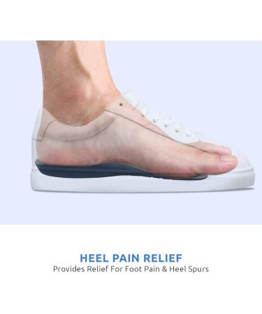 Men's Comfort Zone Heel Pain Relief Inserts - Blue, Size 8-12 - Buy Online on GoSupps.com