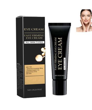 homomdy Eye Tightener Cream Instant Reduces Dark Circles Under Eye Bags & Puffiness Anti- Wrinkle Eye Cream for Firming and Moisturizer Smooth Fine Lines Anti-Aging for All Skin Types (1pcs)