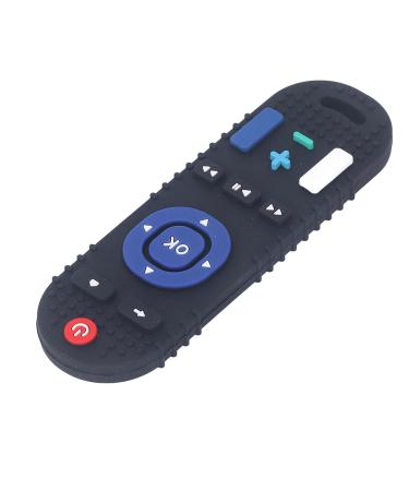 Baby bite ring toys TV remote control shaped high simulation keys silicone baby bite ring sensory toy for babies (black) - Buy Online on GoSupps.com