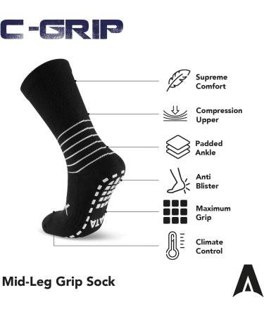 Atak Sports Compression Socks - Black 3-5 | Optimal Support & Comfort for Athletes | International Shipping Available - Buy Online on GoSupps.com