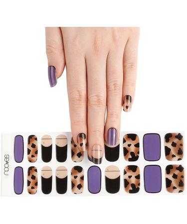  NOOVES NOOVES NAILS Premium Precurated Gel Nail Sheets - Cheetah Passion - Nail Art | Semi-Permanent Gel Nail Strips | Semi-Permanent Gel Nail Stickers | Gel Nail Stickers | Gel Nails - Buy Online on GoSupps.com