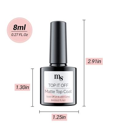 Hot Pink MelodySusie Gel Nail Polish Set - White Nude Glitter - 4 Colors 0.27 oz - Gift for Women Girls - Buy Online on GoSupps.com