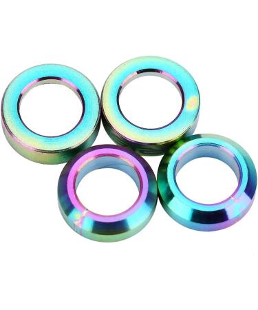 VGEBY 4pcs Titanium M6 Brake Screw Washers for Mountain Bike - Colorful Titanium Bolts - Buy Online on GoSupps.com