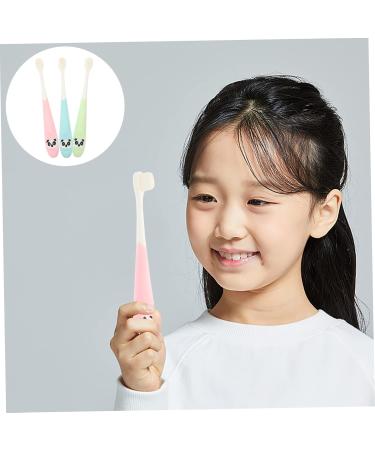 Coolhiya 3-Piece Children's Travel Toothbrush Set | Practical & Stylish Toddler Toothbrushes for Daily Use | Kids' Teeth Cleaning Solution - Buy Online on GoSupps.com