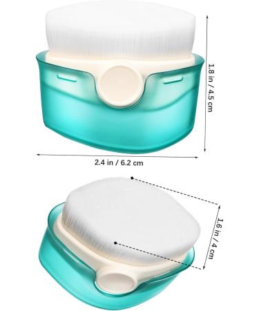 PLAFOPE Flat Top Makeup Brush with Cover Compacts Diched Synthetic Civil Foundation for Sunscreen Foundation Lightswheeled Egalige Makeup Application - Buy Online on GoSupps.com