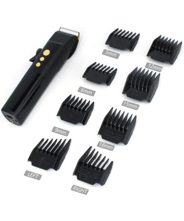 Professional Hair Clipper - Rechargeable Titanium Ceramic Blade | LCD Digital Haircut Kit for Men with Charging Stand - Buy Online on GoSupps.com