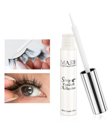 Clear Eyelash Glue | Lash Glue Strong Eyelash Glue Latex Free Eyelash Glue Strong Hold False Eyelash Adhesive Safe On Skin Suitable for Sensitive Eyes Waterproof Clearful - Buy Online on GoSupps.com