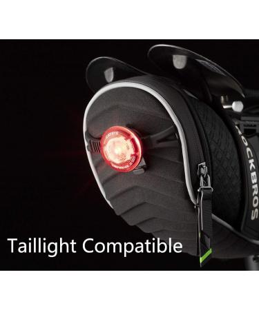 ROCKBROS Bike Seat Bag - 3D Shell Cycling Saddle Pack for Mountain & Road Bikes, Black - Buy Online on GoSupps.com