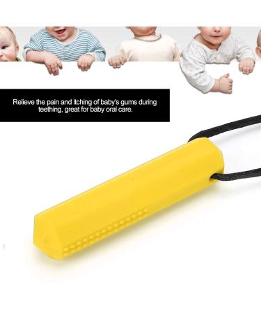 Yellow Cooling Bite Ring for Babies | Teething Relief & Motor Skill Development - Buy Online on GoSupps.com