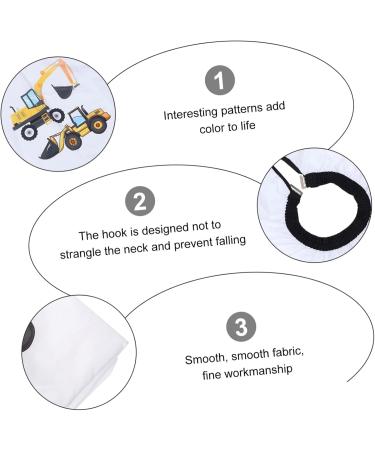 DOITOOL Children's Barber Cloth Baby Fabric White Cartoon Robe - Buy Online on GoSupps.com