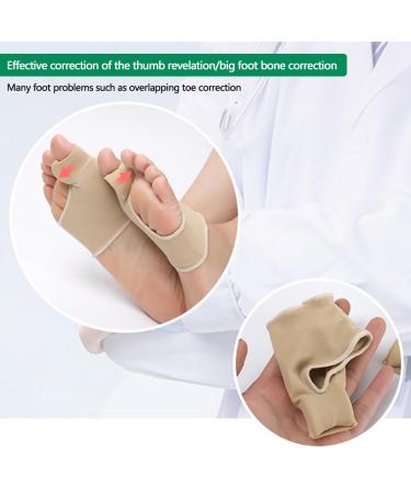 Vinmooog Hallux Valgus Correction Set | Toe Spreader Bandage & Silicone Gel Pad for Foot Pain Relief - Buy Online on GoSupps.com