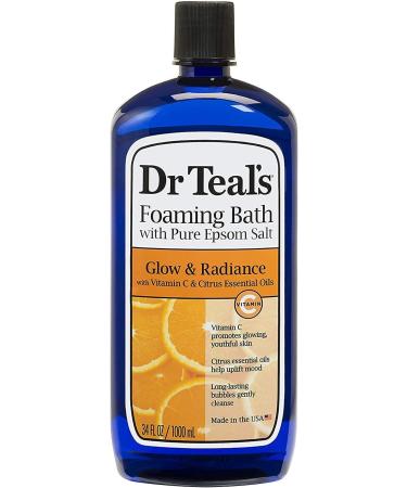 Dr. Teal's Vitamin C & Citrus Bath Gift Set - Body Wash, Epsom Salt Soak, Foaming Bath - 106oz - Replenish Skin & Muscles - Buy Online on GoSupps.com