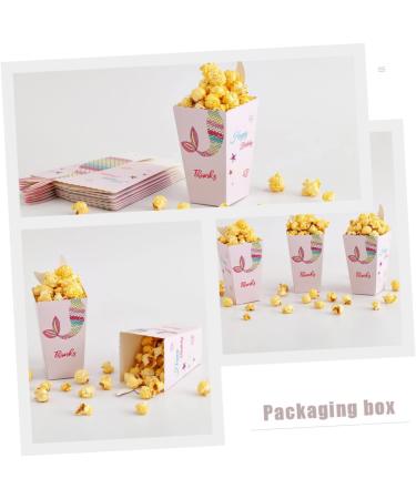 OUNONA 12pcs Boxes Mermaid Chip Box Paper Popcorn Take- Out Mermaid Popcorn and Chips Boxes Containers Mini Paper Treat Boxes Popcorn Cartons French Fries Boxes Decorate Snack - Buy Online on GoSupps.com