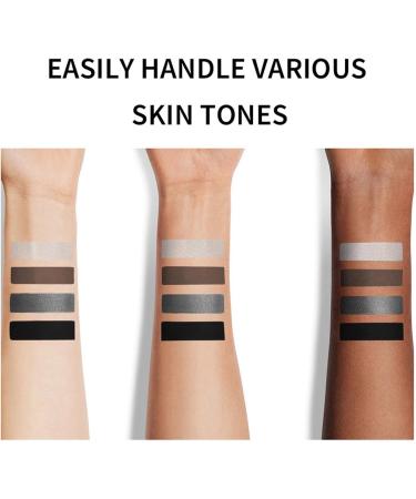  Generisch Matte Eyeliner Quick Dry Black Gel Eyeliner Chafing Resistant Waterproof Eyeshadow for Long-Lasting Daily Eye Makeup(Grey) - Buy Online on GoSupps.com