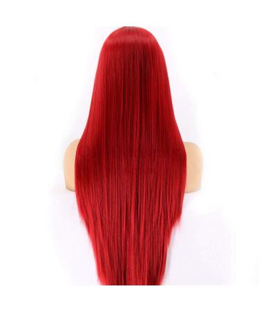 ATAYOU Women s Long Red Synthetic Wig - Heat Resistant Straight Wig for Halloween & Carnival - Buy Online on GoSupps.com
