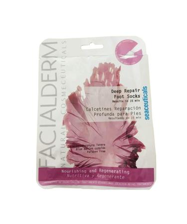 Facialderm Deep Repair socks and nail repair. 1 pair ( 2 socks)