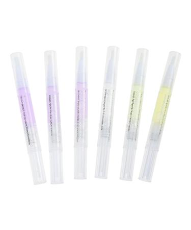 6 Pi ces Stylo Huile pour Cuticules Soin Nourrissant pour Ongles Gel et Acrylique Revitalise Cuticules Facile Appliquer Ingr dients Naturels pour Manucure Domicile et Salon