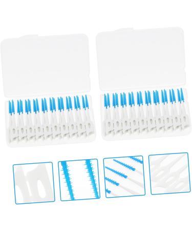 Solustre Interdental Brush & Dental Floss - 80 Pack | TPE Teeth Care for Braces & Oral Hygiene - Buy Online on GoSupps.com