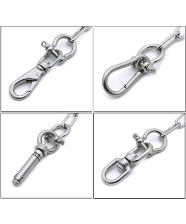 4 Pcs Stainless Steel Anchor Shackle 1/4 - Heavy Duty Bow Shackle for Lifting, Sailing, Camping - Screw Pin Hardware for Chains, Wirerope - Outdoor Survival Gear - Buy Online on GoSupps.com